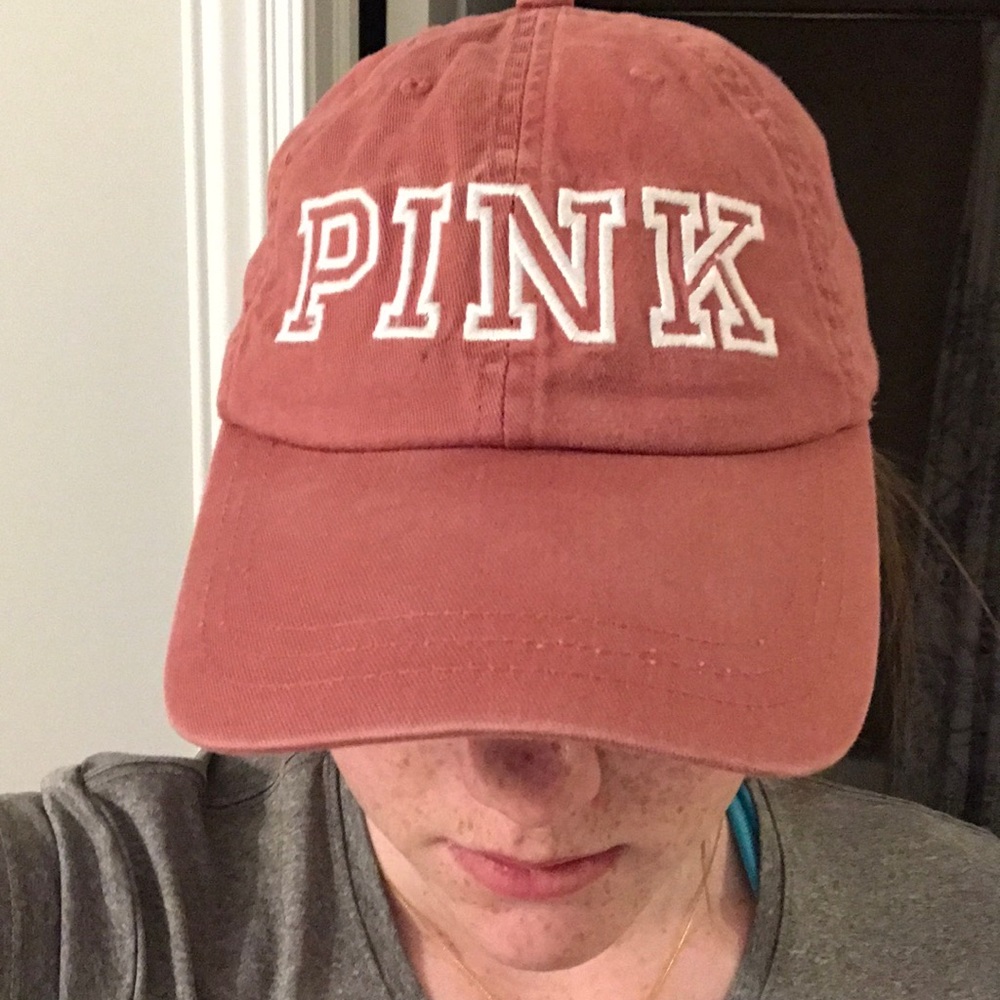PINK baseball cap